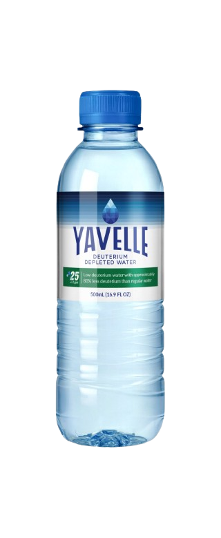 Yavelle 25ppm Deuterium-Depleted Water DDW 500mL recyclable PET bottle