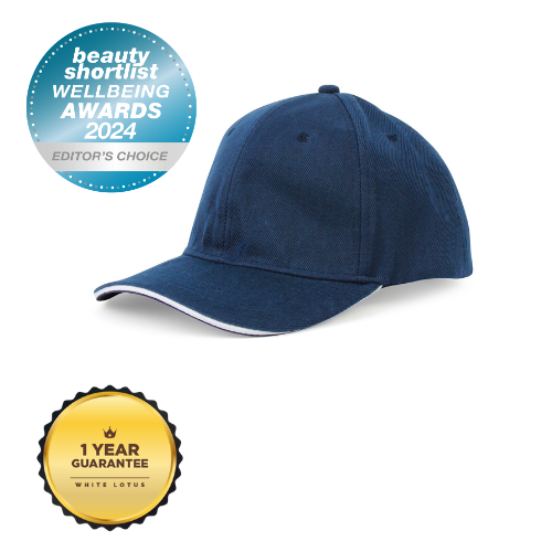 White Lotus silk lined sports cap in four colours