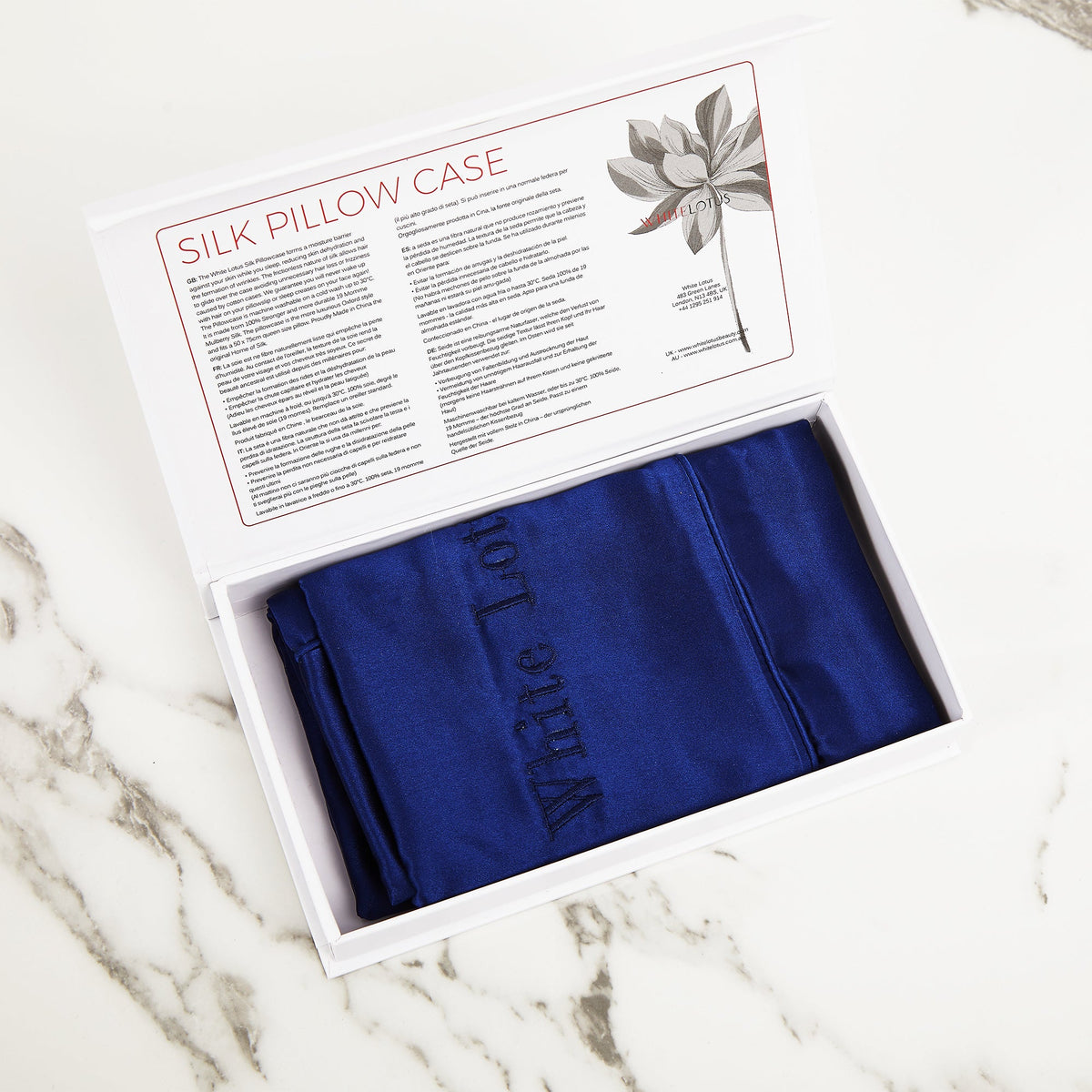 Silk pillowcase gift box